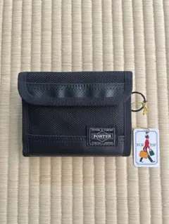 PORTER HEAT二つ折り財布 ブラック　新品