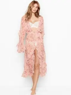 維多利亞的秘密 飾有荷葉邊的浴袍・睡衣