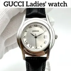 【オーバーホール済み】美品 GUCCI シルバー レディース腕時計