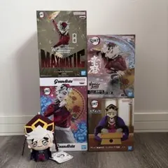 【鬼滅の刃】童磨フィギュア4体＆ちびぐるみ