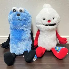 新品未使用　パペットスンスン　おすわりBIGぬいぐるみ 2種セット