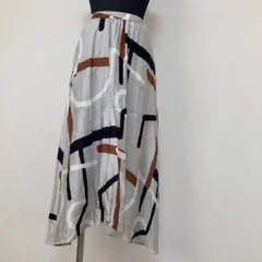 デプレ　22AW イージーロングスカート　グレーのサムネイル