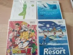 Wii ドラゴンボール Forever Blue Wii リゾート 4本 動作品