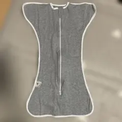 スワドル　グレー おくるみ ジッパー付き　Aikuruc