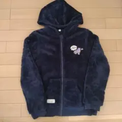 フリースパーカー　150cm　濃紺色