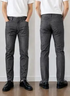 COMME CA ISM ダークグレー デニムパンツ LL　メンズのサムネイル