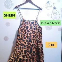 ＊SHEIN＊CURVE /2XL/キャミワンピ/レオパード柄のサムネイル