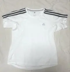 adidas ホワイト Tシャツ L