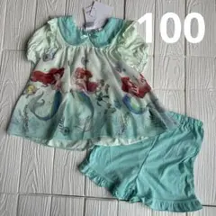 【新品】リトルマーメイド　アリエル　半袖　パジャマ　ルームウェア 100㎝