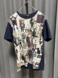 Paul Smith プリントTシャツ ネイビー Lのサムネイル