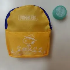 PEANUTS スヌーピー 　リュック型ポーチ　ミニリュック　ぬい活