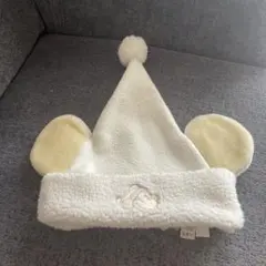 激レア★ディズニー★帽子★モコモコ★旧ロゴ★レトロディズニーランドディズニーシー