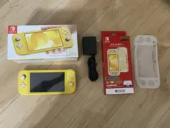Nintendo Switch Lite 本体 フィルム付　シリコンケース付き