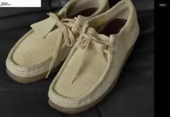 Clarks Wallabee似 ベージュ スエード モカシンのサムネイル