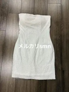 RANS ベアドレス　M スパンコール　ホワイト　irma glossy