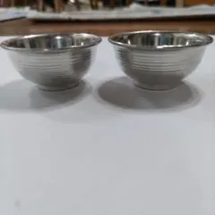 錫のおちょこ　２個セットのサムネイル