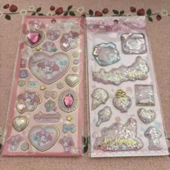 マイメロディ　キラキラジュエルシール　キラキラカプセルシール　ウォーターシール