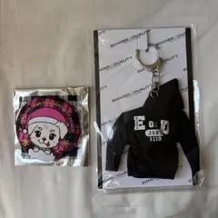 三代目 J SOUL BROTHERS パーカーキーホルダー 刺繍缶バッジ