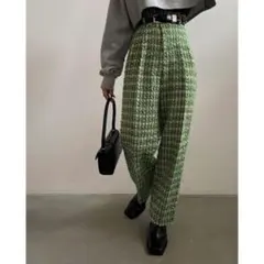 PLAYFUL TWEED PANTS ameri vintage パンツ - メルカリ