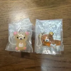 リラックマ クリアマスコットチャーム めじるしアクセサリー コリラックマ