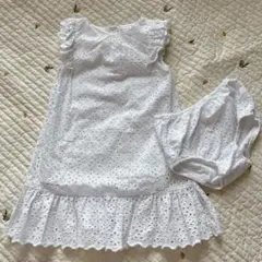 【ラルフローレン】　ワンピース　パンツ　セット レース　90 80 子供服　近年