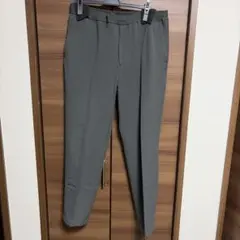 green label relaxingメンズ スラックス グレー ゴム仕様XL
