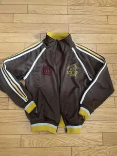 ブラウン ジップアップジャケット