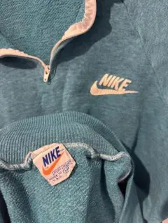 ナイキNIKEプルオーバーパーカー フーディーオレンジタグ80s 90s Y2K