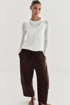 ZARA ゴムウエスト パンツ