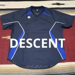 DESCENTE バレーボール用　半袖　ピステ　プラクティスシャツ