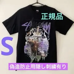 OLD STUSSY 〜90’S メキシコ製 黒タグ プリントTシャツ　半袖