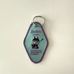 アンパンマンミュージアム　バイキンマン刺繍キーホルダー