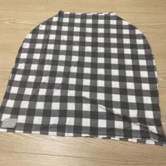 Copper Pearl 授乳ケープ チェック柄 グレー・ホワイト