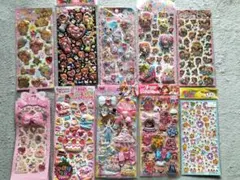 d*3様 新品未開封　 立体シール 10シートセット　ボンボンドロップシール