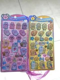 あ*様 うるちゅるPOP SEAL おぱんちゅうさぎ、んぽちゃむ　2点セット　新