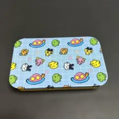 たまごっち すらいどきゃん 総柄 水色 まめっち みみっち くちぱっち
