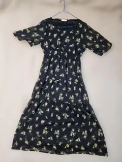 お値下げearth music & ecology ロングシフォンワンピース