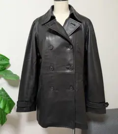 未使用品★ギャバジンＫ.Ｔ★ジャケット★羊革★検索)コムサ・デ・モード