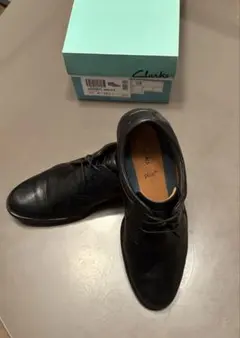 Clarks General Walks ブラックレザーシューズ　7 1/2