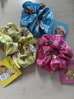 日焼けハローキティ シュシュ 3点セット