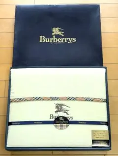 ★未使用品★Burberrys コットンボアシーツ 140x240cm