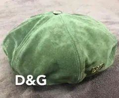 ドルチェ&ガッバーナ ドルガバ スエードレザーベレー帽 美品