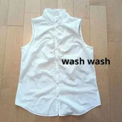 パラスパレス　wash wash コットンノースリーブシャツ　日本製のサムネイル
