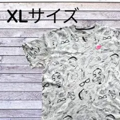 NIKE 総柄 Tシャツ XL 古着