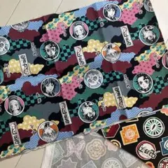 新品　鬼滅の刃　布　はぎれ　小4枚　大1枚　ハンドメイド