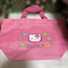 ハローキティ 1999年 トートバッグ ファスナー 平成レトロ ランチ レア品