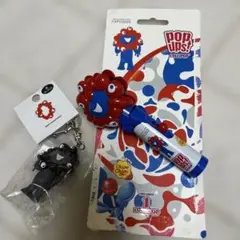 ミャクミャク　チュッパチャプスケースと黒ミャクミャク　キーホルダーのサムネイル