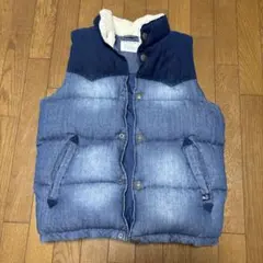 BAYFLOW デニム風ダウンベスト サイズ3