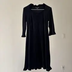 ベロアワンピース