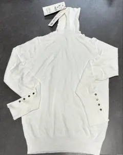 新品タグ付き ZARA タートルネックニットセーター ホワイト S